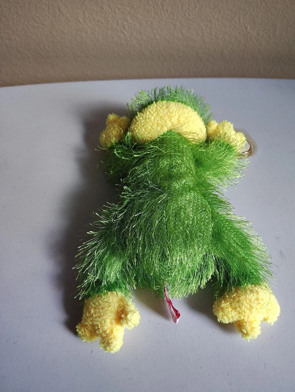 Ty Beanie Baby Punkies Hopscotch The Frog Plush 2002 Green Fuzzy Stuffed Animal